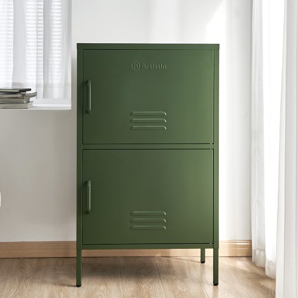 Buffet Sideboard Metal Cabinet – DOUBLE Green