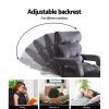 Adjustable Lounger with Arms – Charcoal