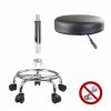 Forever Beauty Black Salon Barber Stool Swivel Round Type