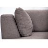 Sunshine Single Sofa Love Chair Fabric Swivel Armchair Ottoman Set – Grey