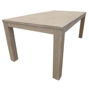 Foxglove Dining Table 190cm Solid Mt Ash Wood Home Dinner Furniture – White
