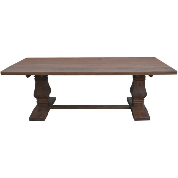 Florence Dining Table French Provincial Pedestal Solid Timber Wood