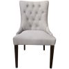 Florence  Set of 2 Fabric Dining Chair French Provincial Solid Timber Wood