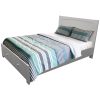 Wisteria Bed Frame Queen Size Mattress Base Storage Drawer Timber Wood – White
