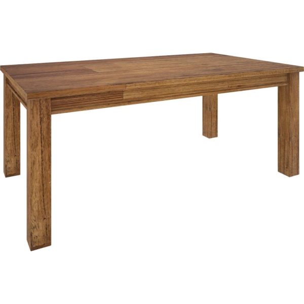 Birdsville Dining Table Solid Mt Ash Wood Home Dinner Furniture – Brown
