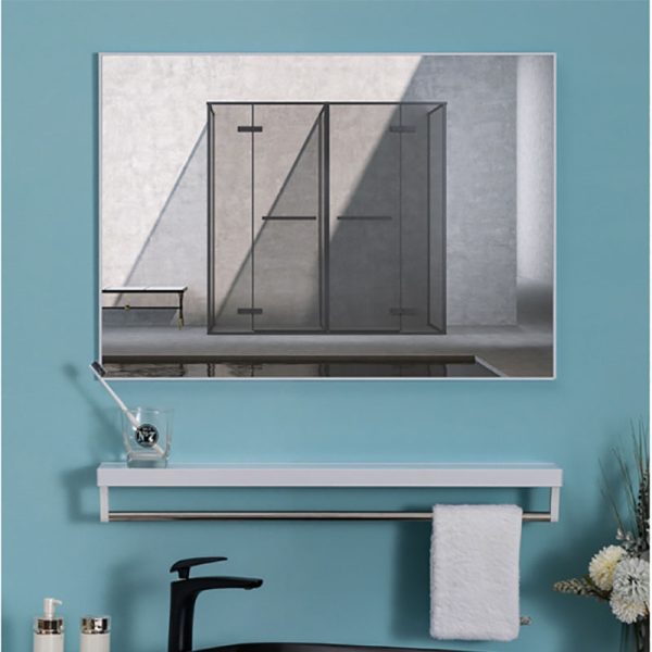 40x50cm Rectangle Wall Bathroom Mirror Bathroom Holder Vanity Mirror Corner Decorative Mirrors