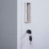 Standard Lock One-Door Office Gym Shed Clothing Locker Cabinet Grey