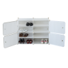 White Cube DIY Shoe Cabinet Rack Storage Portable Stackable Organiser Stand