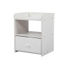 Bedside Tables Drawers Side Table Bedroom Furniture Nightstand White Unit