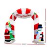 Jingle Jollys Christmas Inflatable Santa Archway 3M Outdoor Decorations Lights