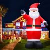 5M Christmas Inflatable Santa Decorations Outdoor Air-Power Light
