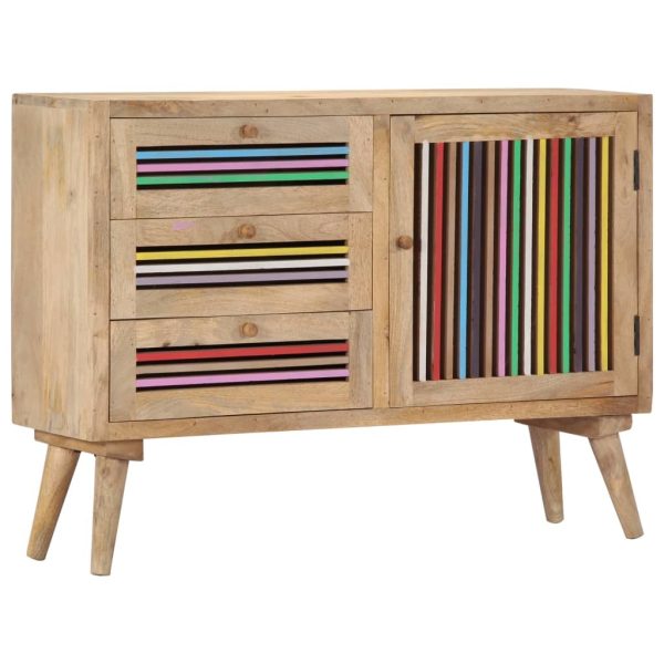 Sideboard 100x30x75 cm Solid Mango Wood