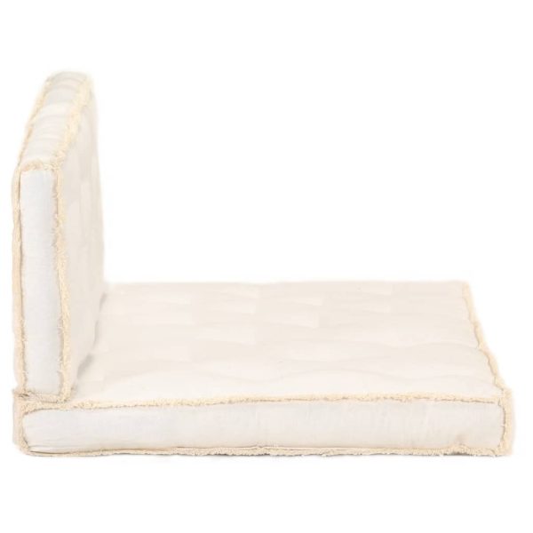 2 Piece Pallet Sofa Cushion Set Beige