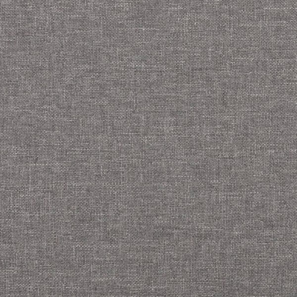 Seacombe Sofa Chair with Footstool Light Grey 60 cm Fabric