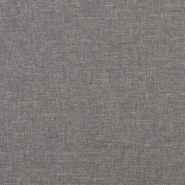 Escondido Sofa Chair with Footstool Light Grey 60 cm Fabric