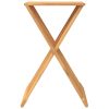 Folding Stool 40×32.5×70 cm Solid Wood Teak