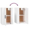 3 Piece TV Cabinet Set White Engineered Wood