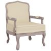 Sofa Chair Beige 64x64x90 cm linen