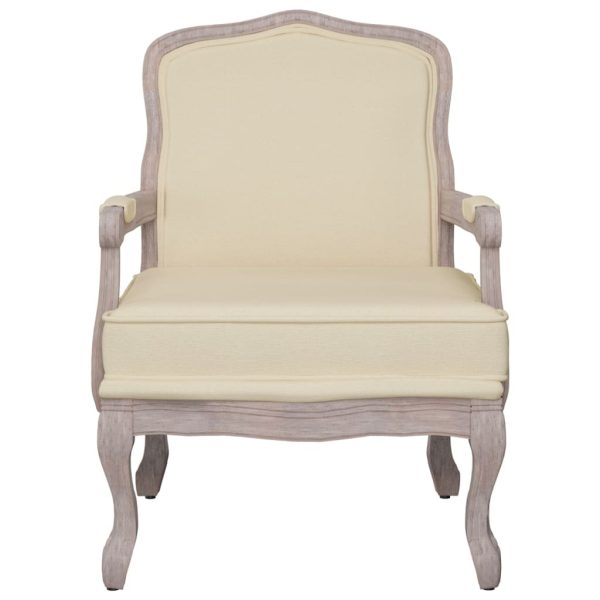 Sofa Chair Beige 64x64x90 cm linen