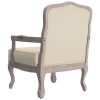 Sofa Chair Beige 64x64x90 cm linen