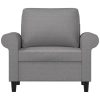 Bonhill Sofa Chair Light Grey 60 cm Fabric