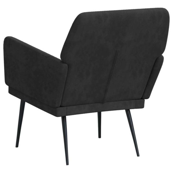 Armchair Black 62x79x79 cm Velvet