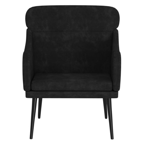 Armchair Black 63x76x80 cm Velvet