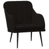 Armchair Black 63x76x80 cm Velvet