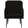 Armchair Black 63x76x80 cm Velvet