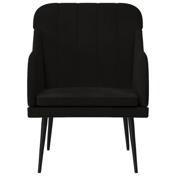 Armchair Black 63x76x80 cm Velvet