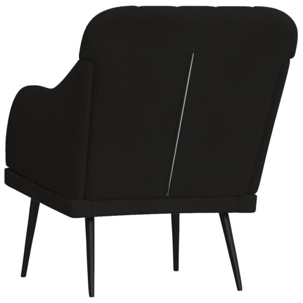 Armchair Black 63x76x80 cm Velvet