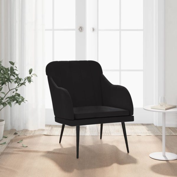 Armchair Black 63x76x80 cm Velvet