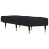 Chaise Longue Black Velvet