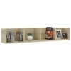CD Wall Shelf Sonoma Oak 100x18x18 cm Engineered Wood
