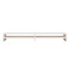 Whittlesey Monitor Stand White 100x24x13 cm Solid Wood Pine