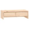 Alexander Monitor Stand 50x27x15 cm Solid Wood Pine