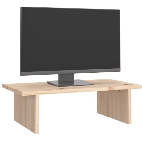 Monitor Stand 50x27x15 cm Solid Wood Pine