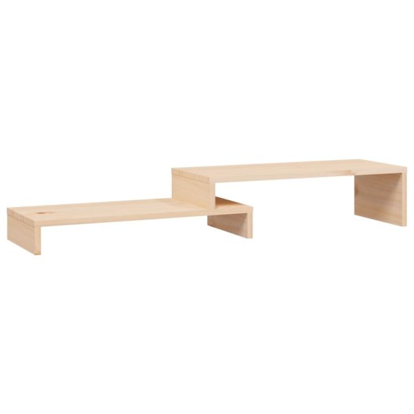 Monitor Stand (52-101)x22x14 cm Solid Pine Wood