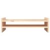 Monitor Stand 50x27x15 cm Solid Wood Pine