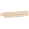 Bed Drawers 4 pcs Solid Wood Pine