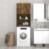 Washing Machine Cabinet Smoked Oak 64×25.5×190 cm