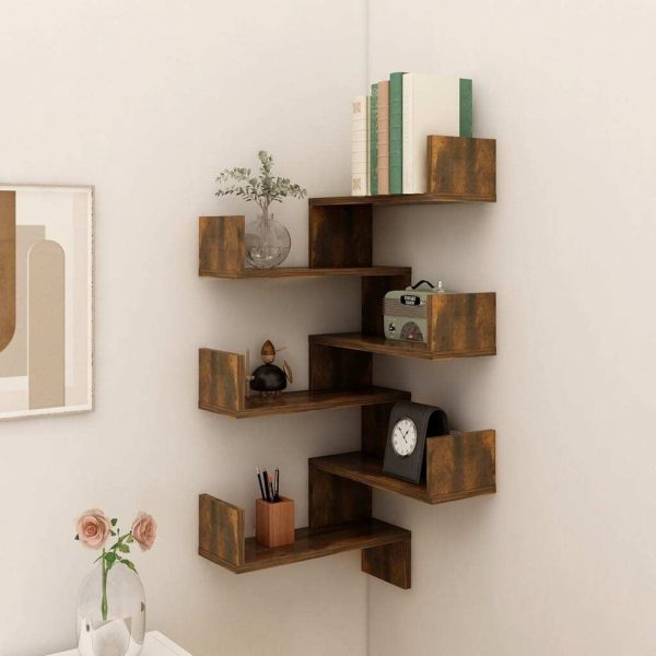 Wall Corner Shelf 40x40x50 cm Engineered Wood