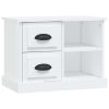 Bedside Cabinet White 60×35.5×45 cm