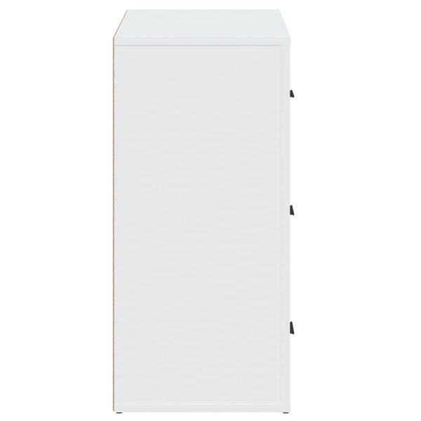 Sideboard White 80x33x70 cm Engineered Wood
