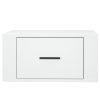 Sandhurst Wall-mounted Bedside Cabinet White 50x36x25 cm