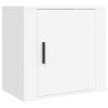 Anthem Wall-mounted Bedside Cabinet White 50x30x47 cm