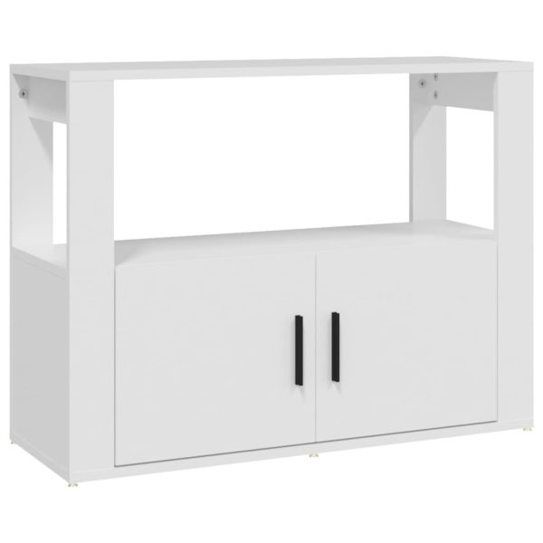 Sideboard White 80x30x60 cm Engineered Wood