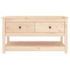 Coffee Table 102x49x55 cm Solid Wood Pine