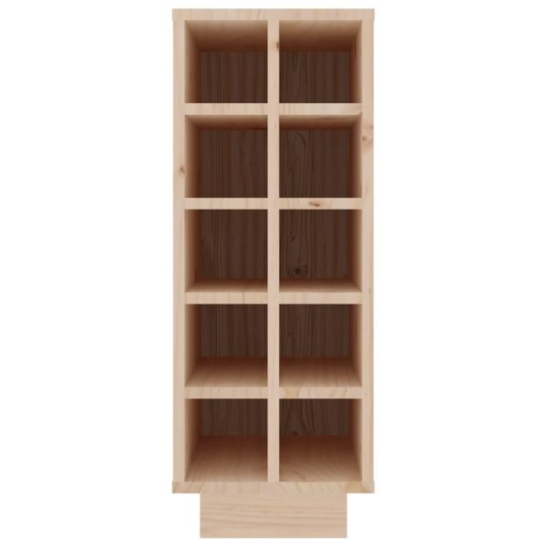 Wine Cabinet 23x34x61 cm Solid Wood Pine