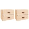 Hereford Wall-mounted Bedside Cabinets 2 pcs 50x36x40 cm